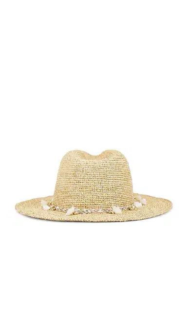 florabella Taylor Hand Crochet Raffia Sunhat Metallic Cord And Tassel | Thumbnail 3 florabella Taylor Hand Crochet Raffia Sunhat Metallic Cord And Tassel | Thumbnail 3