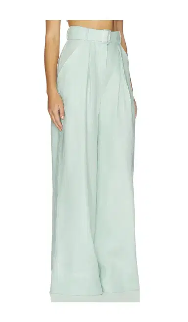 Matthew Bruch Wide Leg Pleated Pant | Thumbnail 2