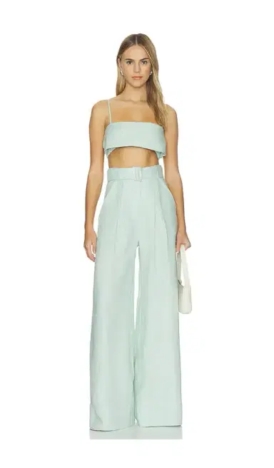 Matthew Bruch Wide Leg Pleated Pant | Thumbnail 5