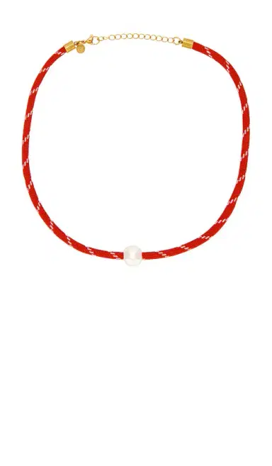 petit moments Pearl Charm Paracord Necklace | Thumbnail 1