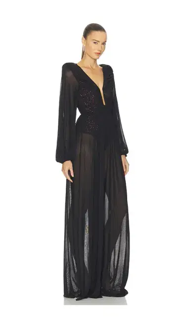 Zhivago He Loved Her 2 Pc Mesh Jumpsuit | Thumbnail 3