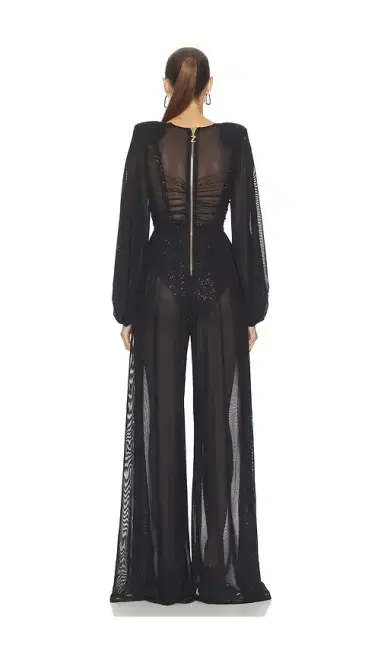 Zhivago He Loved Her 2 Pc Mesh Jumpsuit | Thumbnail 4