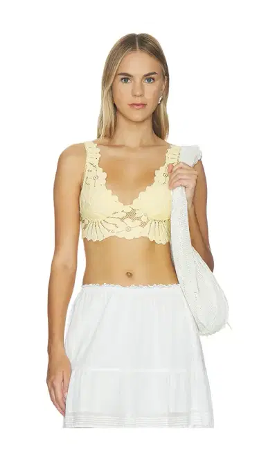 Free People x Intimately FP Petal Party Plunge Bralette | Thumbnail 1