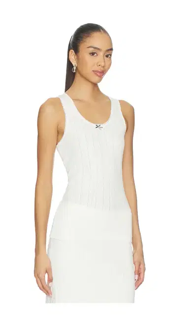 Lacoste Pointelle Tank | Thumbnail 2