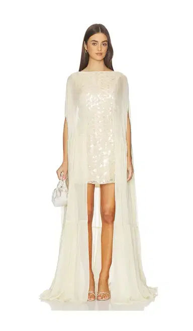 LA FUORI Moonlit Floral Tulle Dress | Thumbnail 1 LA FUORI Moonlit Floral Tulle Dress | Thumbnail 1