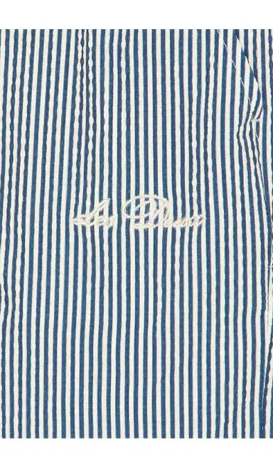 Les Deux Stripe Seersucker Swim Shorts | Thumbnail 5