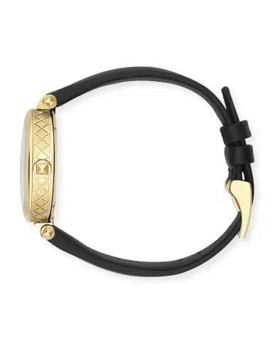 Gucci 32mm Diamantissima Watch w/ Leather Strap, Black/Golden | Thumbnail 3 Gucci 32mm Diamantissima Watch w/ Leather Strap, Black/Golden | Thumbnail 3