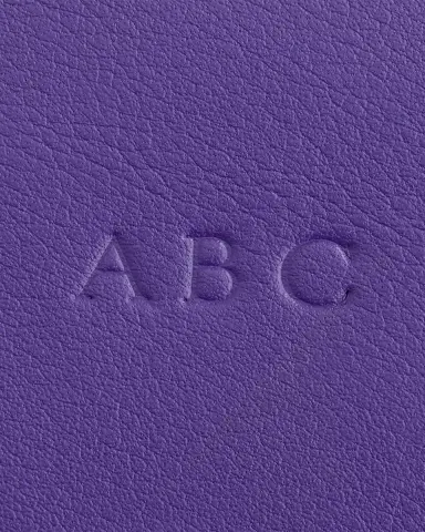 ROYCE New York Monogrammed Compact Leather Cosmetic Bag | Thumbnail 4