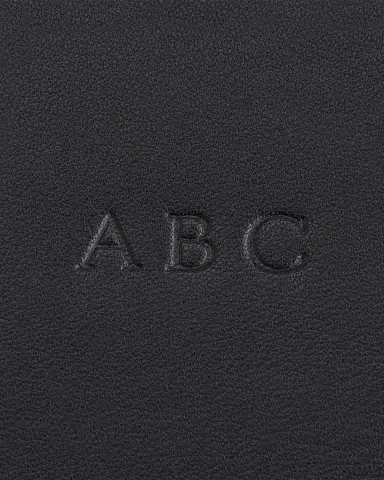 ROYCE New York Monogrammed Compact Leather Cosmetic Bag | Thumbnail 4
