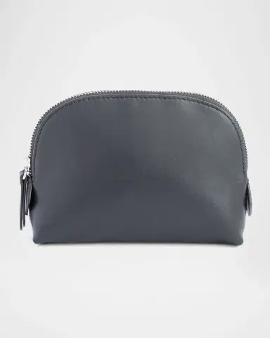ROYCE New York Monogrammed Compact Leather Cosmetic Bag | Thumbnail 5