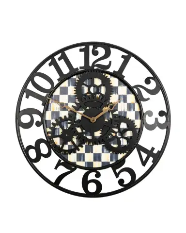 MacKenzie-Childs Large Courtly Check Farmhouse Wall Clock | Thumbnail 1 MacKenzie-Childs Large Courtly Check Farmhouse Wall Clock | Thumbnail 1