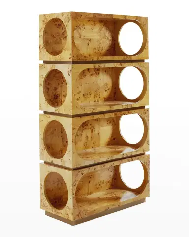 Jonathan Adler Bond Etagere, Burled Mappa | Thumbnail 2 Jonathan Adler Bond Etagere, Burled Mappa | Thumbnail 2