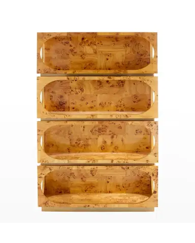 Jonathan Adler Bond Etagere, Burled Mappa | Thumbnail 3 Jonathan Adler Bond Etagere, Burled Mappa | Thumbnail 3