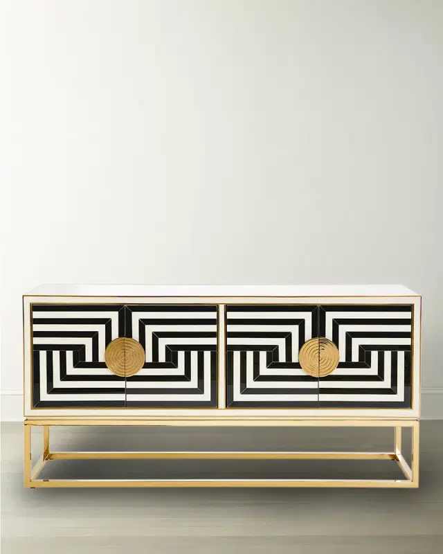 Jonathan Adler Op Art Credenza