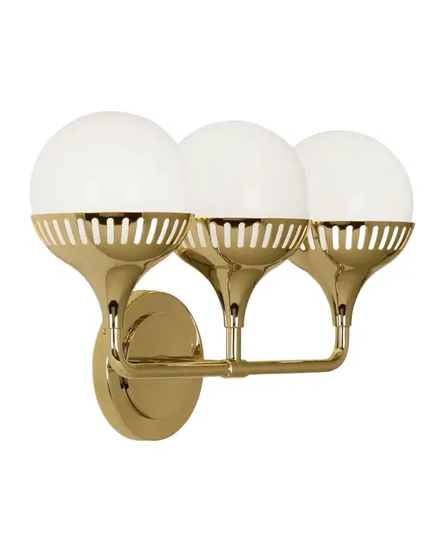 Jonathan Adler Rio 3-Light Wall Sconce