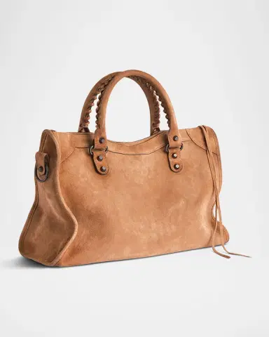 Balenciaga Le City Suede Medium Tote Bag | Thumbnail 2 Balenciaga Le City Suede Medium Tote Bag | Thumbnail 2