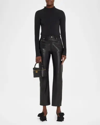 Balenciaga Rodeo Leather Vanity Top-Handle Bag | Thumbnail 4