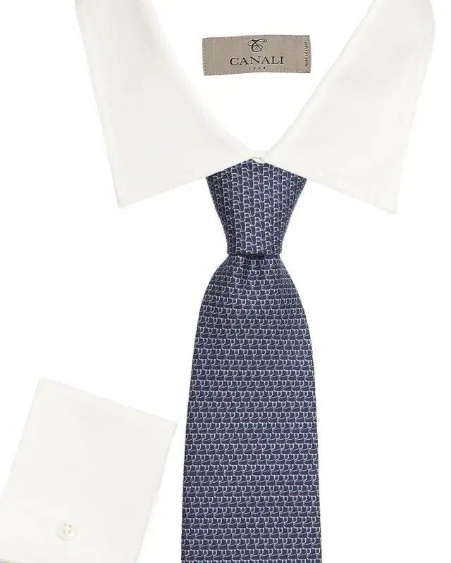 Men's Gancio Micro-Geometric Tie Men's Gancio Micro-Geometric Tie