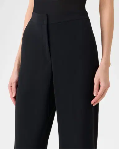 Akris punto Marlon Cropped Pants in Signature Laser-Cut Crepe | Thumbnail 4 Akris punto Marlon Cropped Pants in Signature Laser-Cut Crepe | Thumbnail 4