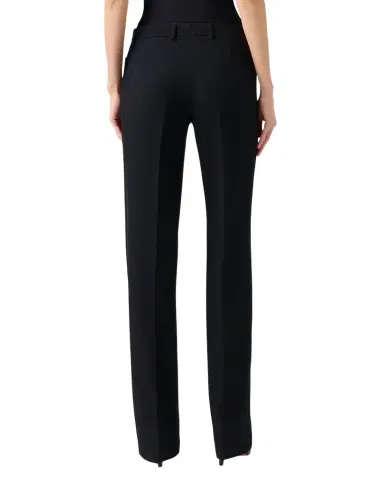 Akris punto Mikka Wool Tricotine Straight-Leg Pants | Thumbnail 1 Akris punto Mikka Wool Tricotine Straight-Leg Pants | Thumbnail 1
