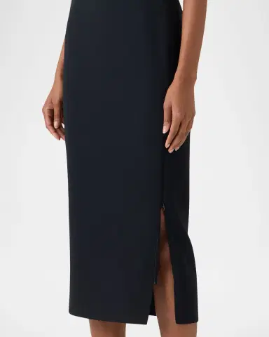 Akris Wool-Blend Zipped-Slit Sheath Dress | Thumbnail 4