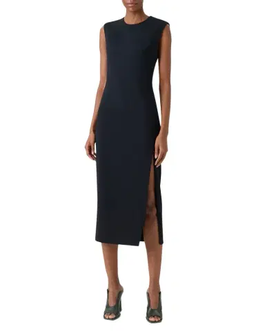 Akris Wool-Blend Zipped-Slit Sheath Dress | Thumbnail 1