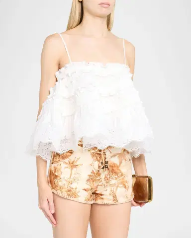 Zimmermann Alchemy Shirred Bandeau Top | Thumbnail 3 Zimmermann Alchemy Shirred Bandeau Top | Thumbnail 3