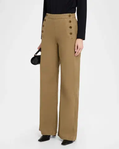 Nili Lotan Reed Wide-Leg Sailor Pants | Thumbnail 3 Nili Lotan Reed Wide-Leg Sailor Pants | Thumbnail 3