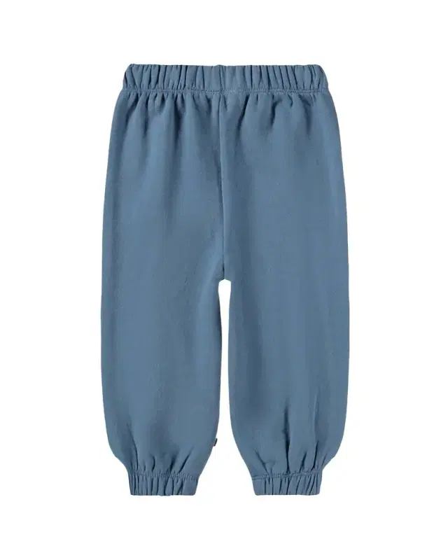 Boy 's Simeon Embroidered Organic Cotton Pants, Size 3M-4