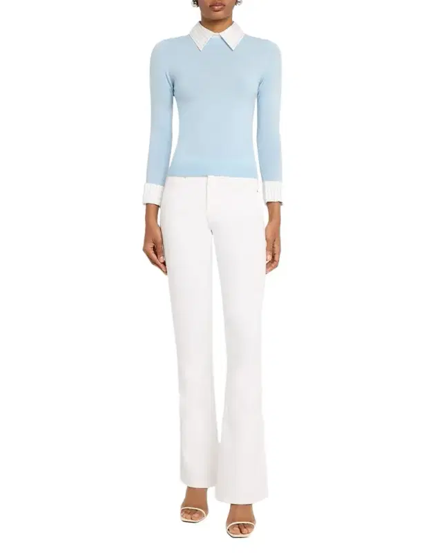 ALICE + OLIVIA Porla Collared Sweater