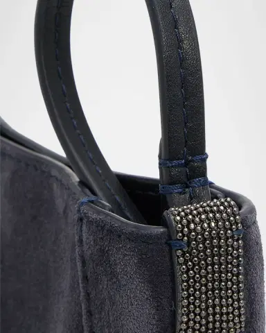 Brunello Cucinelli BC Duo Suede Phone Holder w/ Monili | Thumbnail 5