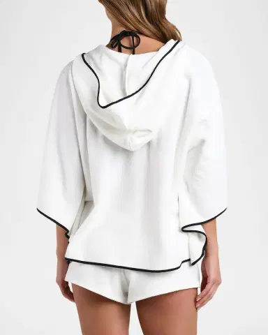 L'Agence Demeter Cotton Terry Cover-Up Poncho | Thumbnail 2