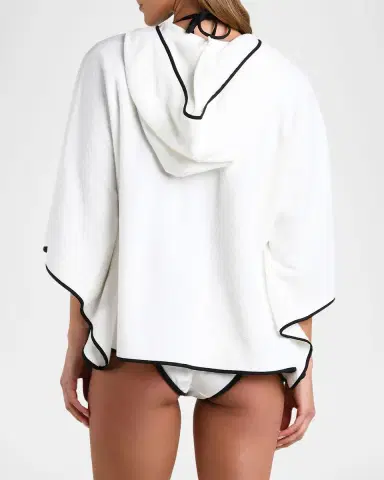L'Agence Demeter Cotton Terry Cover-Up Poncho | Thumbnail 6
