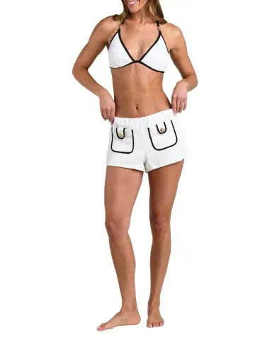L'Agence Amiya Cotton Terry Shorts | Thumbnail 1 L'Agence Amiya Cotton Terry Shorts | Thumbnail 1