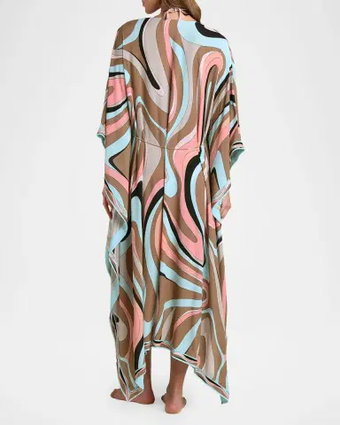 L'Agence Kara Abstract Swirl Cover-Up | Thumbnail 2 L'Agence Kara Abstract Swirl Cover-Up | Thumbnail 2