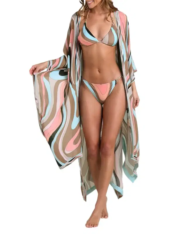 Kara Abstract Swirl Cover-Up