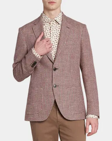 Etro Men's Single-Breasted Tweed Jacket | Thumbnail 3 Etro Men's Single-Breasted Tweed Jacket | Thumbnail 3