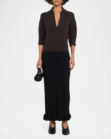 Proenza Schouler Vella Cashmere Top | Thumbnail 2 Proenza Schouler Vella Cashmere Top | Thumbnail 2