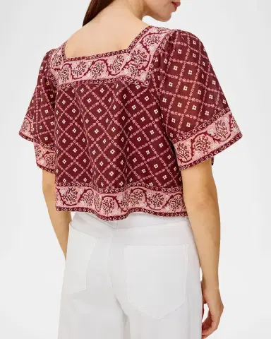 Rails Ellen Printed Crop Top | Thumbnail 2 Rails Ellen Printed Crop Top | Thumbnail 2