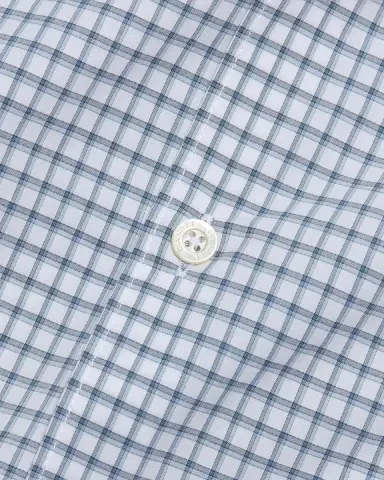 Canali Men's Cotton Windowpane Check Sport Shirt | Thumbnail 5