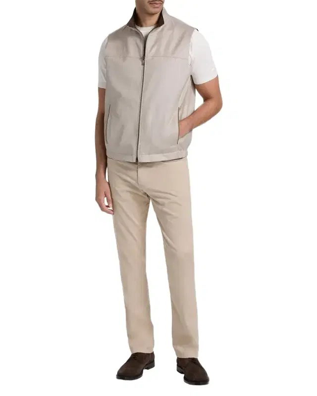 Canali Men 's Cotton Slim Straight Leg Five-Pocket Pants