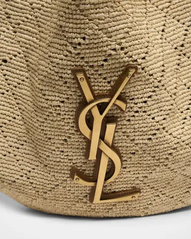 Saint Laurent Icare Hobo Bag in Raffia | Thumbnail 5