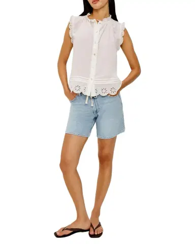 Rails Avery Ruffled Eyelet Top | Thumbnail 1 Rails Avery Ruffled Eyelet Top | Thumbnail 1