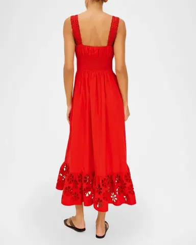 Rails Moira Embroidered Cotton Midi Dress | Thumbnail 2
