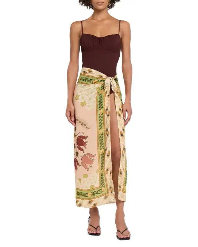 Verona Printed Pareo Coverup