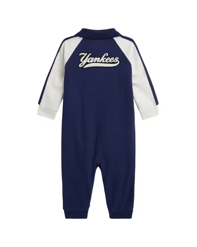 Boy 's Yankees Polo Coverall, Size 3M-24M