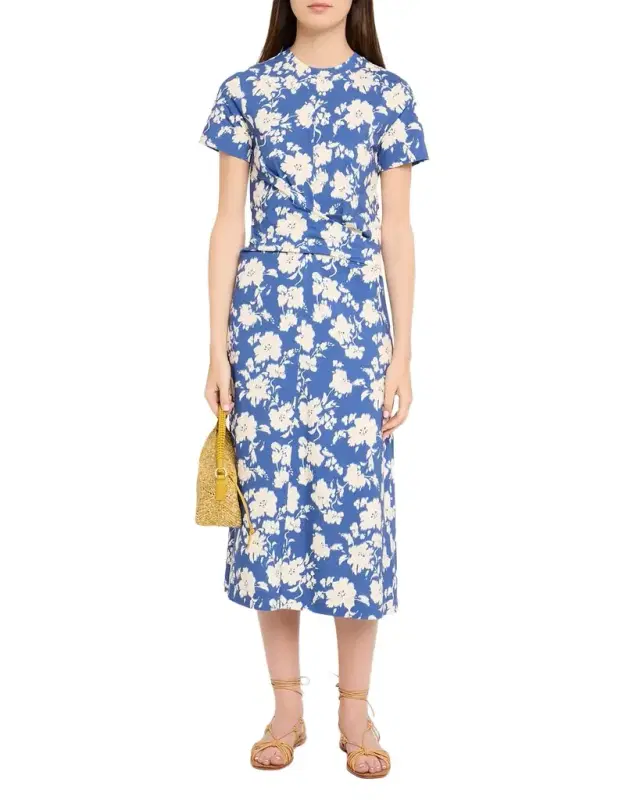 Tanya Taylor Mac Floral T-Shirt Dress