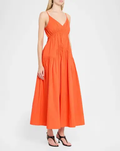 Proenza Schouler Michelyn Poplin Maxi Dress | Thumbnail 3 Proenza Schouler Michelyn Poplin Maxi Dress | Thumbnail 3