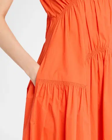 Proenza Schouler Michelyn Poplin Maxi Dress | Thumbnail 4 Proenza Schouler Michelyn Poplin Maxi Dress | Thumbnail 4