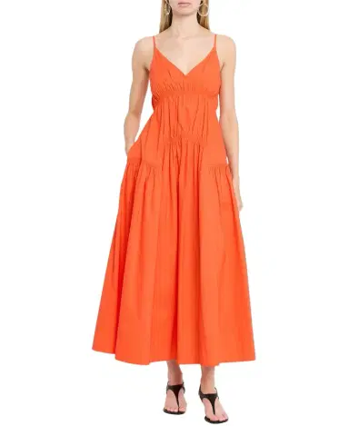 Proenza Schouler Michelyn Poplin Maxi Dress | Thumbnail 1 Proenza Schouler Michelyn Poplin Maxi Dress | Thumbnail 1